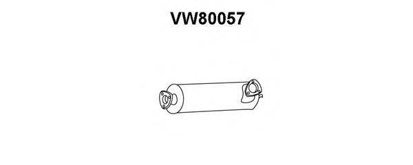 VAG 073253411C Передглушувач вихлопних газів