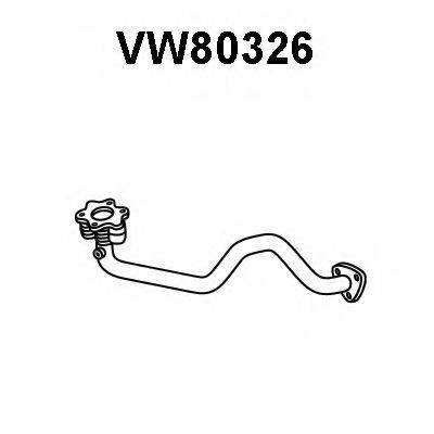 VENEPORTE VW80326 Труба вихлопного газу
