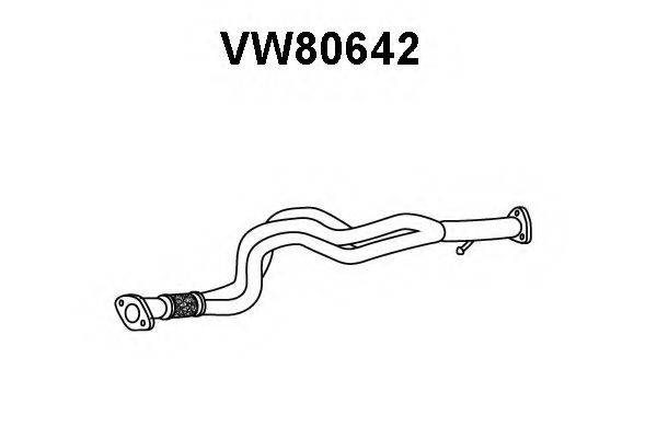 VENEPORTE VW80642 Труба вихлопного газу