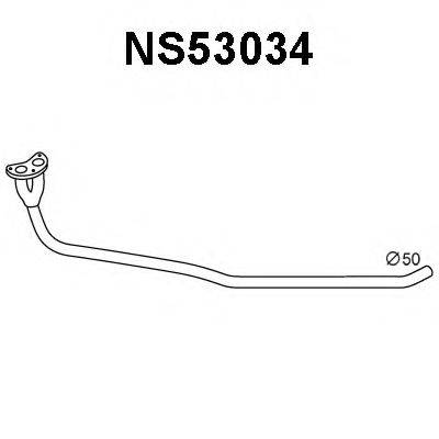 VENEPORTE NS53034 Труба вихлопного газу
