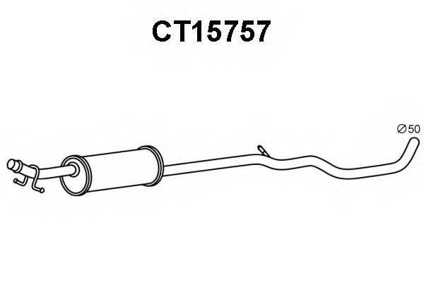 CITROEN/PEUGEOT 1609042980 Передглушувач вихлопних газів