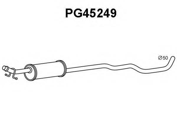 CITROEN/PEUGEOT 1609040680 Передглушувач вихлопних газів