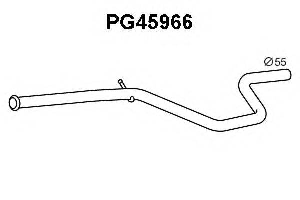 VENEPORTE PG45966 Труба вихлопного газу