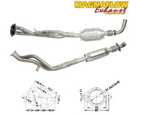 MAGNAFLOW 85836 Каталізатор