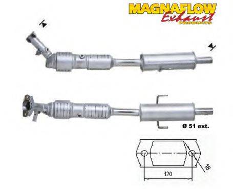 MAGNAFLOW 74805 Каталізатор