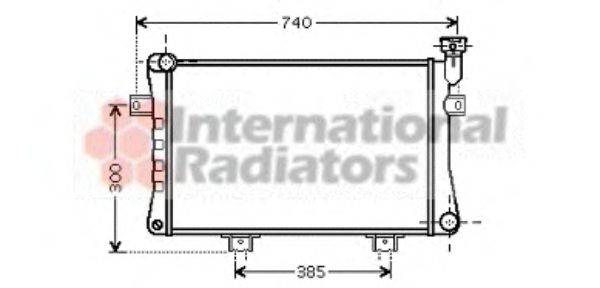 LADA 1301012 Радіатор, охолодження двигуна