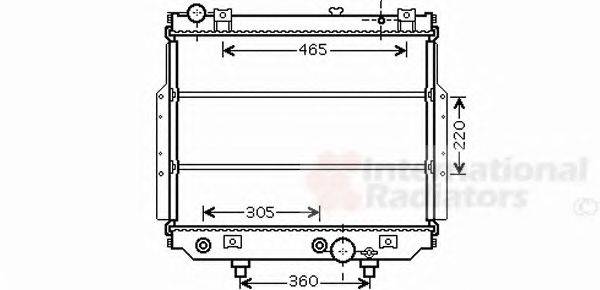 JEEP 52079498AC Радіатор, охолодження двигуна