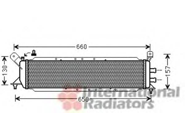 VAN WEZEL 30002482 Радіатор, охолодження двигуна