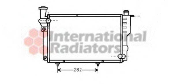 VAN WEZEL 40002096 Радіатор, охолодження двигуна