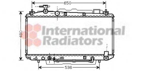 VAN WEZEL 53002300 Радіатор, охолодження двигуна