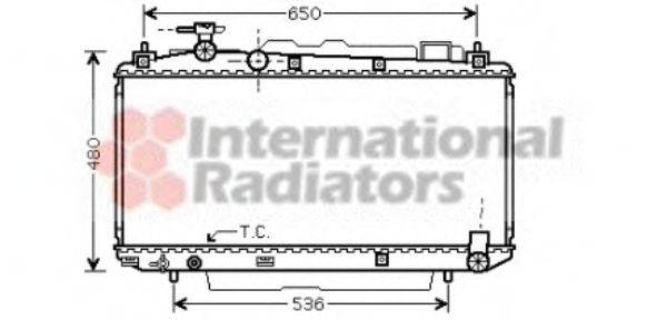 VAN WEZEL 53002305 Радіатор, охолодження двигуна