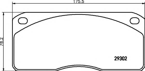 VOLVO 6779999 Комплект гальмівних колодок, дискове гальмо