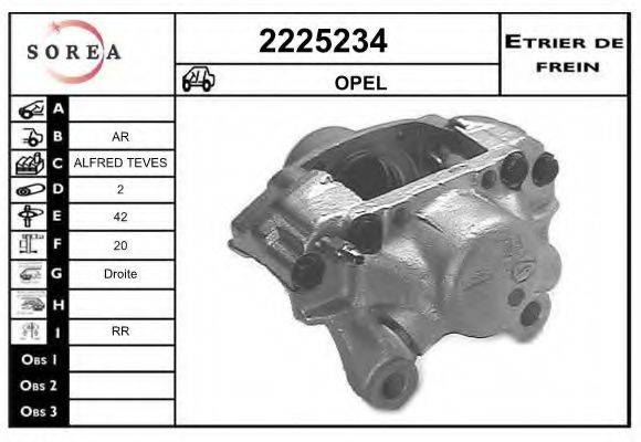 EAI 2225234 Гальмівний супорт