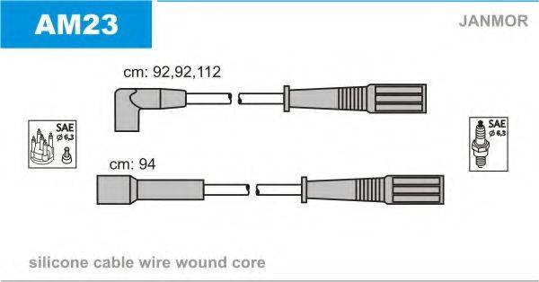 JANMOR AM23 Комплект дротів запалювання