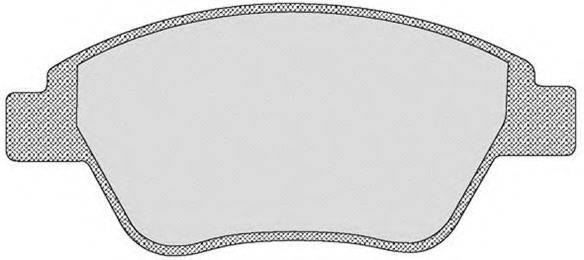 CITROEN 172559 Комплект гальмівних колодок, дискове гальмо