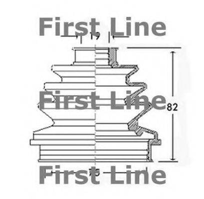 FIRST LINE FCB2218 Пильовик, приводний вал