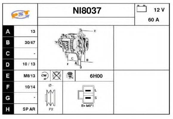 SNRA NI8037 Генератор