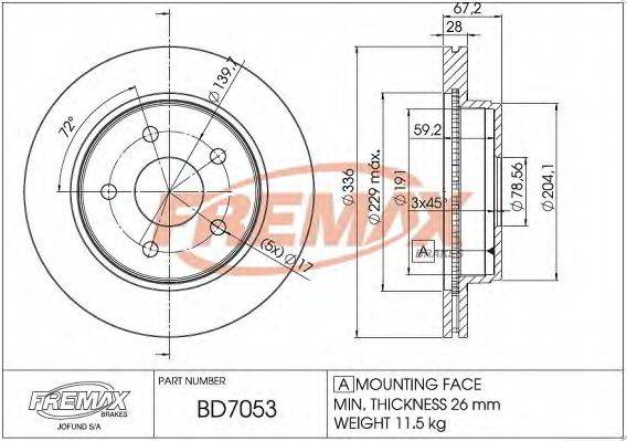 FREMAX BD-7053