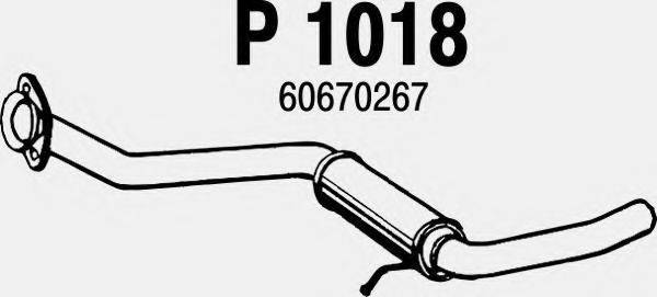 FENNO 1018 Середній глушник вихлопних газів