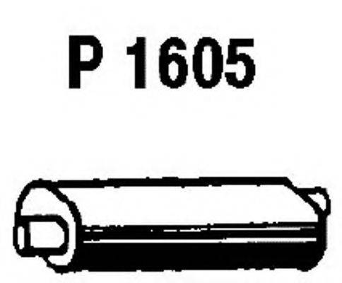 FENNO 1605 Середній глушник вихлопних газів