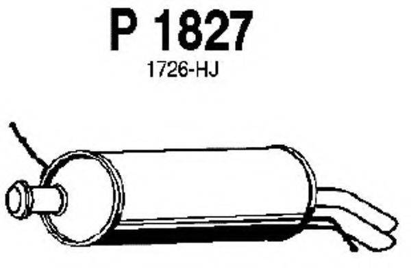 FENNO 1827 Глушник вихлопних газів кінцевий