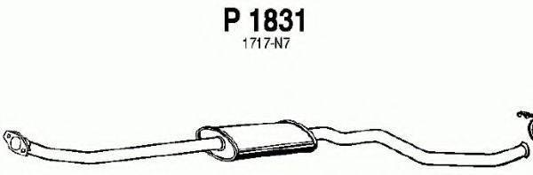 FENNO 1831 Середній глушник вихлопних газів