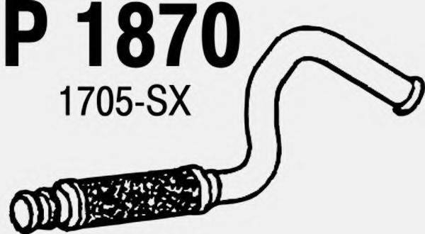 FENNO 1870 Труба вихлопного газу