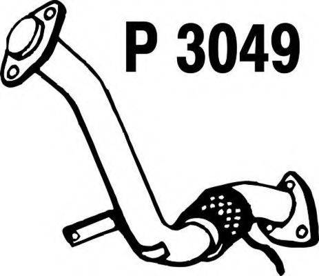 FENNO P3049 Труба вихлопного газу