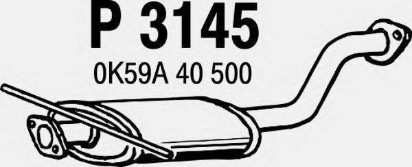 FENNO 3145 Середній глушник вихлопних газів