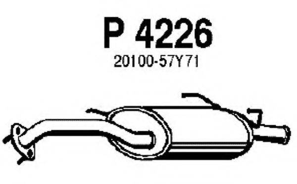 FENNO 4226 Глушник вихлопних газів кінцевий