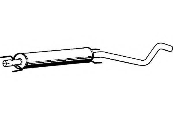 FENNO P43042 Середній глушник вихлопних газів