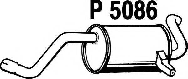 BOSAL 200-521 Глушник вихлопних газів кінцевий
