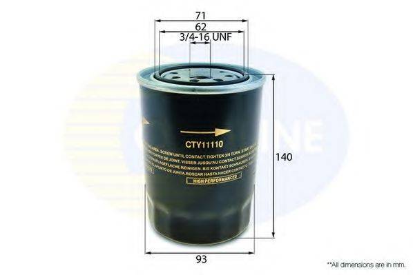 COMLINE CTY11110 Масляний фільтр