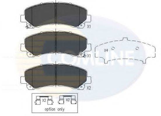REMSA 1407 Комплект гальмівних колодок, дискове гальмо