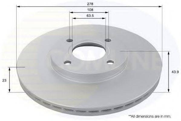 MOTAQUIP LVBD1655 гальмівний диск