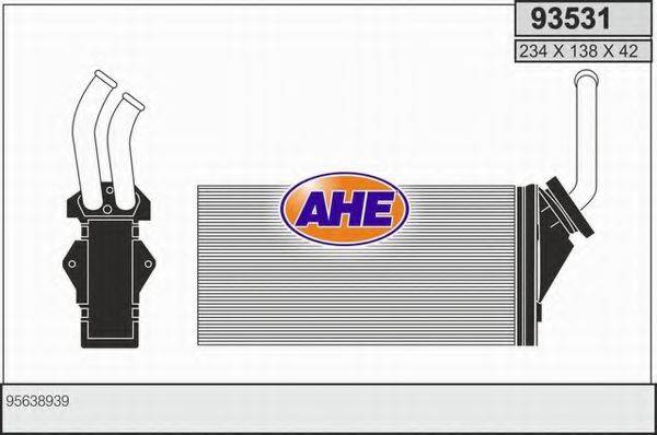 AHE 93531 Теплообмінник, опалення салону