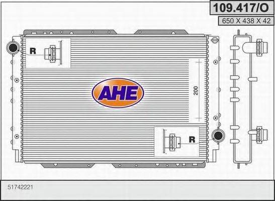 AHE 109417O Радіатор, охолодження двигуна
