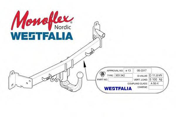 MONOFLEX 303398 Причіпне обладнання