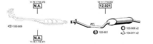 ASMET BM120605 Система випуску ОГ