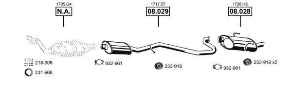 ASMET PE083435 Система випуску ОГ