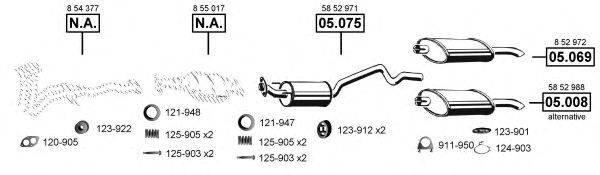 ASMET OP050595 Система випуску ОГ