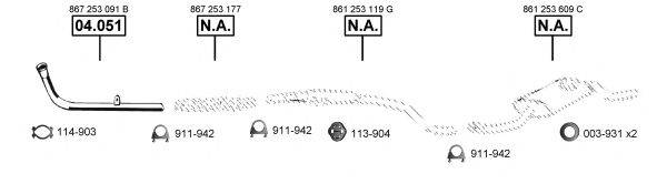 ASMET VA034595 Система випуску ОГ