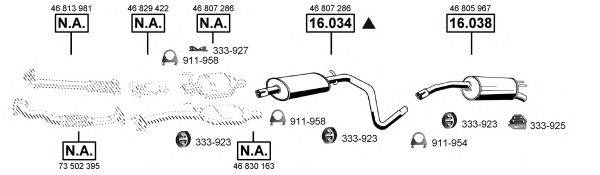 ASMET FI163020 Система випуску ОГ