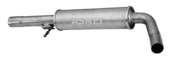 ASMET 03076 Середній глушник вихлопних газів