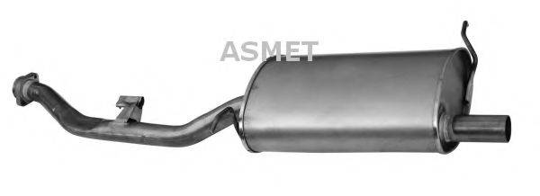 ASMET 12016 Глушник вихлопних газів кінцевий