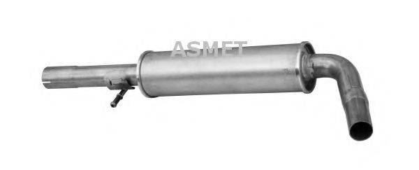 ASMET 21009 Середній глушник вихлопних газів