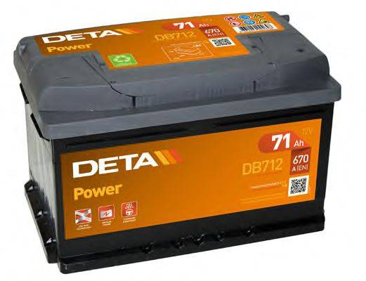 DETA 571 13 Стартерна акумуляторна батарея; Стартерна акумуляторна батарея