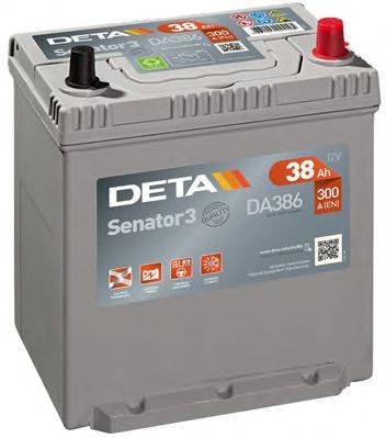 DETA DA386 Стартерна акумуляторна батарея; Стартерна акумуляторна батарея