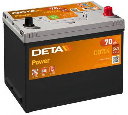DETA DB704 Стартерна акумуляторна батарея; Стартерна акумуляторна батарея