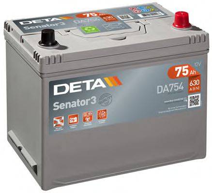 DETA DA754 Стартерная аккумуляторная батарея; Стартерная аккумуляторная батарея